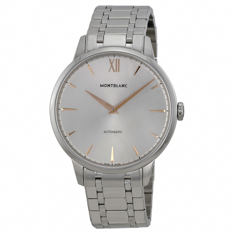 AAA 1:1 Replica MontBlanc-Heritage-Spirit Mens Watches Silver Dial Automatic 41MM 110696 Watch