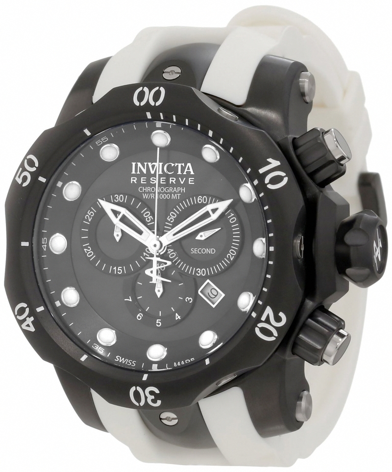 AAA 1:1 Replica Invicta Mens Watches Black Dial Quartz 51MM 11156 Watch