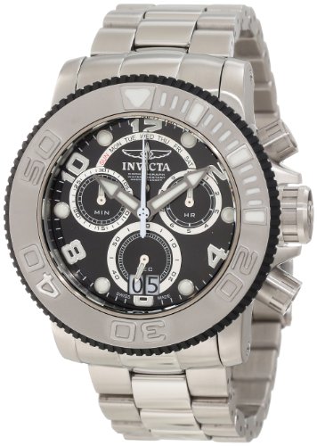 AAA 1:1 Replica Invicta Mens Watches Black Dial Swiss Quartz 50MM 11160 Watch