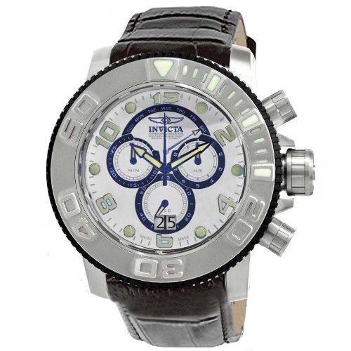 AAA 1:1 Replica Invicta Mens Watches White Dial Swiss Quartz 52MM 11166 Watch