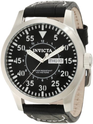 AAA 1:1 Replica Invicta Mens Watches Black Dial Quartz 48MM 11184 Watch