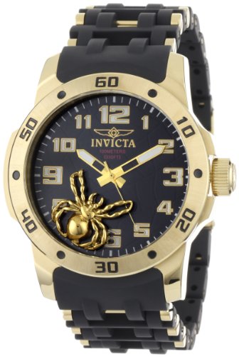 AAA 1:1 Replica Invicta Mens Watches Black Dial Swiss Quartz 50MM 1124 Watch