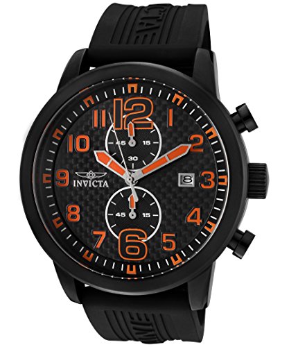 AAA 1:1 Replica Invicta Mens Watches Black Dial Japanese Quartz 48MM 11244 Watch