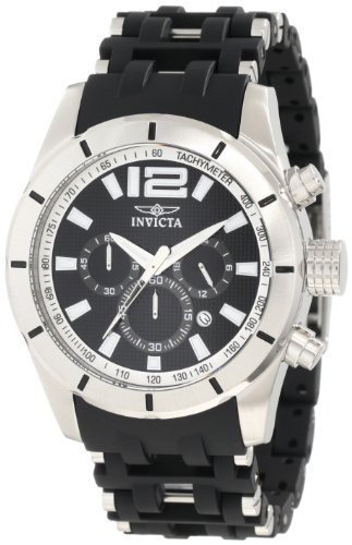 AAA 1:1 Replica Invicta Mens Watches Black Dial Japanese Quartz 48MM 11247 Watch
