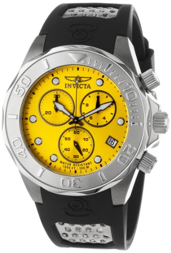 AAA 1:1 Replica Invicta Mens Watches Yellow Dial Swiss Quartz 47MM 11460 Watch