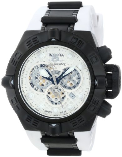 AAA 1:1 Replica Invicta Mens Watches Silver Dial Swiss Quartz 50MM 11813 Watch