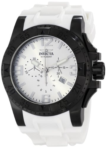 AAA 1:1 Replica Invicta Mens Watches Silver Dial Swiss Quartz 50MM 11918 Watch