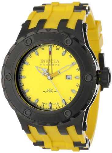 AAA 1:1 Replica Invicta Mens Watches Yellow Dial Swiss Quartz 52MM 12049 Watch
