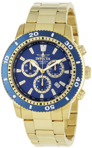 AAA 1:1 Replica Invicta Mens Watches Blue Dial Swiss Quartz 45MM 1205 Watch