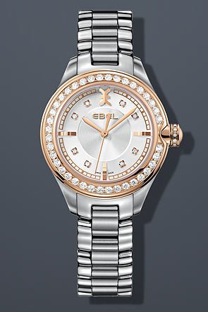 AAA 1:1 Replica Ebel-Stainless-Steel Ladies Watches Silver Dial Swiss Quartz 30MM 1216097 Watch