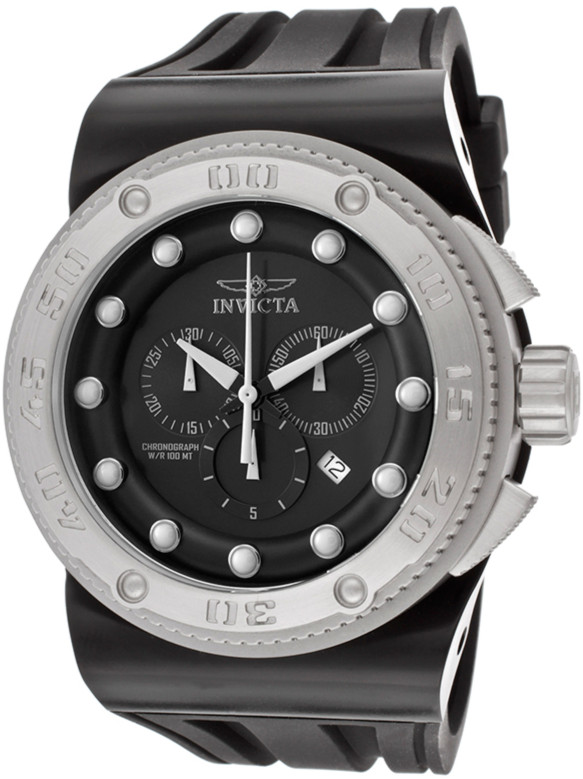 AAA 1:1 Replica Invicta-Akula Mens Watches Black Dial Quartz 52MM 12289 Watch