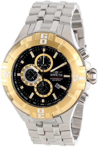 AAA 1:1 Replica Invicta Mens Watches Black Dial Japanese Quartz 50MM 12358 Watch