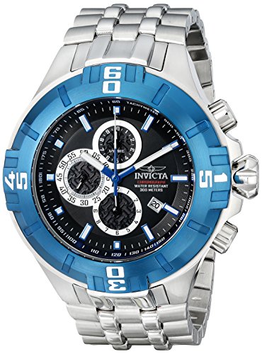 AAA 1:1 Replica Invicta Mens Watches Black Dial Japanese Quartz 52MM 12362 Watch