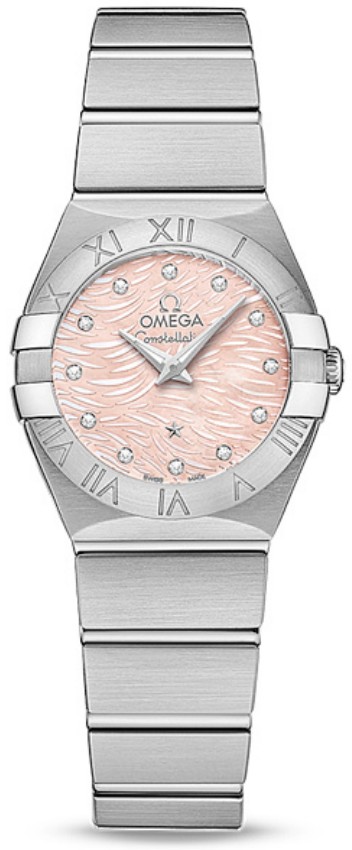 AAA 1:1 Replica Omega-Constellation-Series Ladies Watches Mother Of Pearl Dial Quartz 24MM 123.10.24.60.57.002 Watch