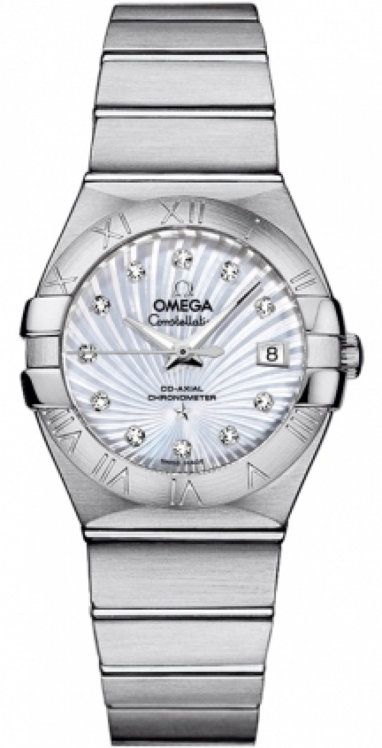 AAA 1:1 Replica Omega-Constellation-Series Ladies Watches Dial Automatic Self-wind 27MM 123.10.27.20.55.001 Watch