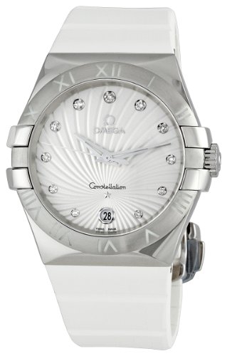 AAA 1:1 Replica Omega Ladies Watches White Dial Swiss Quartz 36MM 123.12.35.60.52.001 Watch