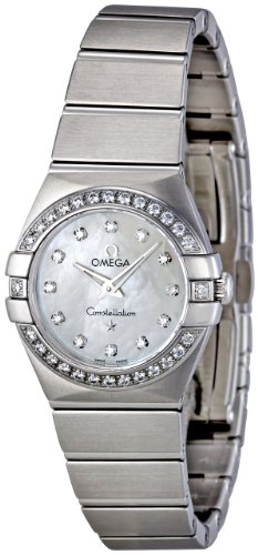 AAA 1:1 Replica Omega Ladies Watches White Dial Quartz 24MM 123.15.24.60.55.001 Watch