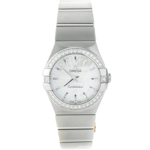 AAA 1:1 Replica Omega-Constellation-Series Ladies Watches Dial Quartz 27MM 123.15.27.60.05.001 Watch
