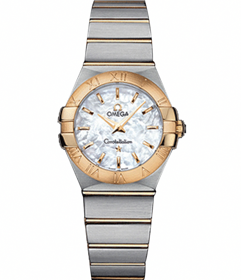 AAA 1:1 Replica Omega-Constellation-Series Ladies Watches Mother Of Pearl Dial Quartz 27MM 123.20.27.60.05.002 Watch