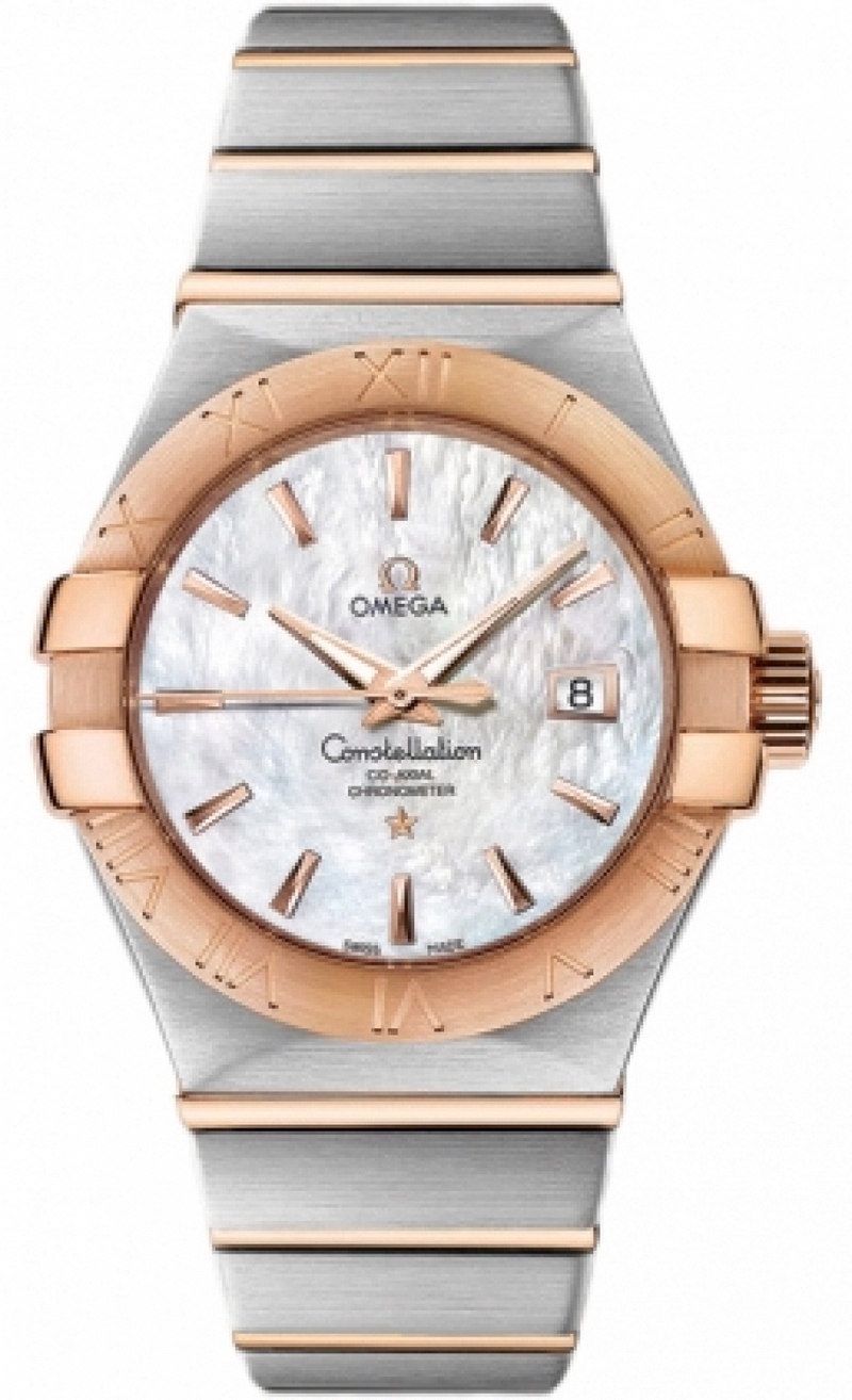 AAA 1:1 Replica Omega-Constellation-Series Ladies Watches Mother Of Pearl Dial Automatic Self-wind 31MM 123.20.31.20.05.001 Watch