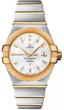 AAA 1:1 Replica Omega-Constellation-Series Ladies Watches Mother Of Pearl Dial Automatic Self-wind 31MM 123.20.31.20.05.002 Watch