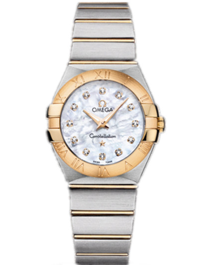 AAA 1:1 Replica Omega-Constellation-Series Ladies Watches Mother Of Pearl Dial Automatic Self-wind 31MM 123.20.31.20.55.001 Watch
