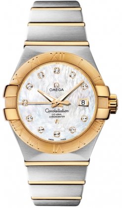 AAA 1:1 Replica Omega-Constellation-Series Ladies Watches Mother Of Pearl Dial Automatic Self-wind 31MM 123.20.31.20.55.002 Watch