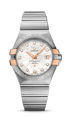 AAA 1:1 Replica Omega-Constellation-Series Ladies Watches Mother Of Pearl Dial Automatic Chronometer 31MM 123.20.31.20.55.003 Watch