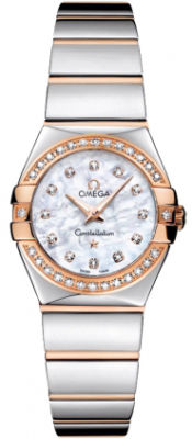 AAA 1:1 Replica Omega-Constellation-Series Ladies Watches Mother Of Pearl Dial Swiss Quartz 24MM 123.25.24.60.55.005 Watch