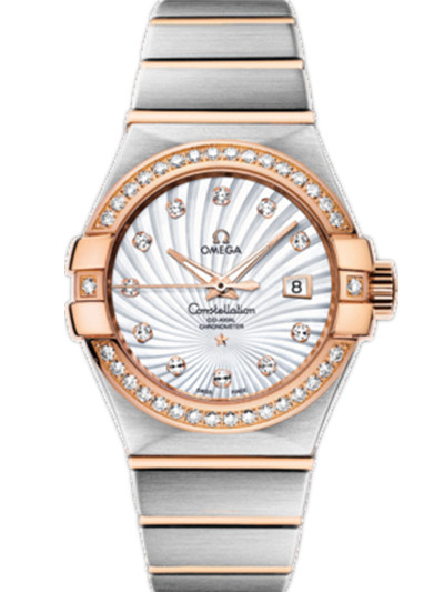 AAA 1:1 Replica Omega-Constellation-Series Watches Mother Of Pearl Dial Automatic Self-wind 31MM 123.25.31.20.55.001 Watch