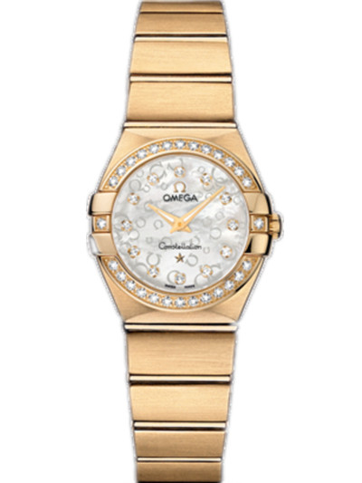 AAA 1:1 Replica Omega-Constellation-Series Ladies Watches Silver Dial Quartz 24MM 123.55.24.60.55.016 Watch