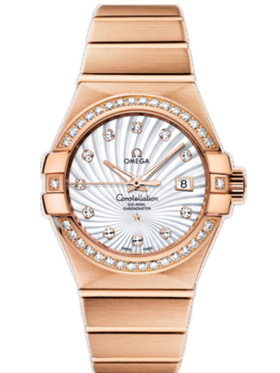 AAA 1:1 Replica Omega-Constellation-Series Ladies Watches Mother Of Pearl Dial Automatic Self-wind 31MM 123.55.31.20.55.001 Watch