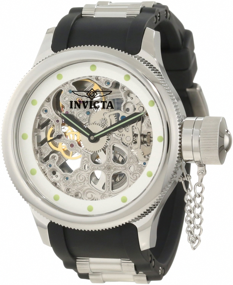 AAA 1:1 Replica Invicta Mens Watches Skeletal Dial Mechanical 52MM 1242 Watch