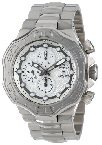 AAA 1:1 Replica Invicta Mens Watches Silver Dial Japanese Quartz 50MM 12428 Watch