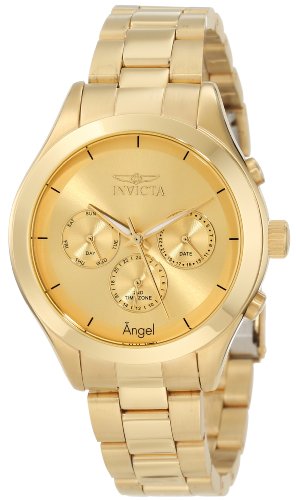 AAA 1:1 Replica Invicta Ladies Watches Gold Dial Swiss Quartz 40MM 12466 Watch