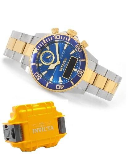 AAA 1:1 Replica Invicta Mens Watches Blue Dial Quartz 43MM 12471 Watch