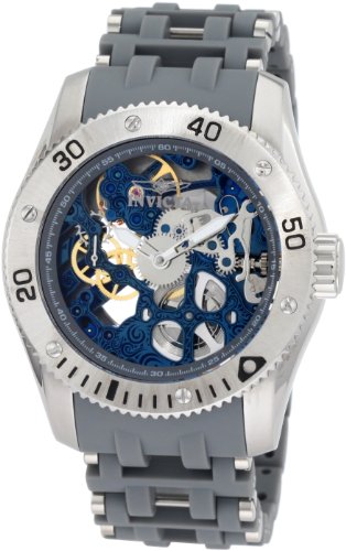 AAA 1:1 Replica Invicta Mens Watches Blue Dial Mechanical hand wind 49MM 1256 Watch