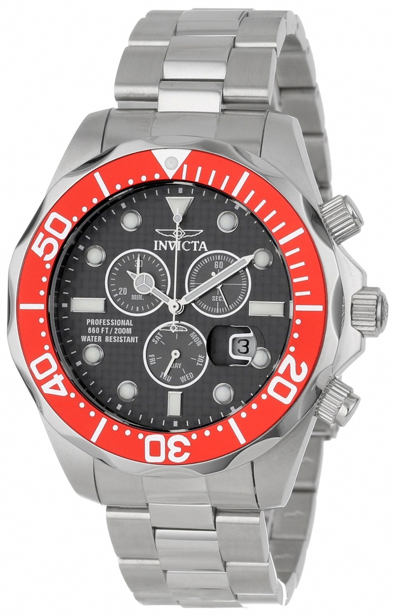 AAA 1:1 Replica Invicta-Pro-Diver Mens Watches Black Dial Quartz 47MM 12570 Watch