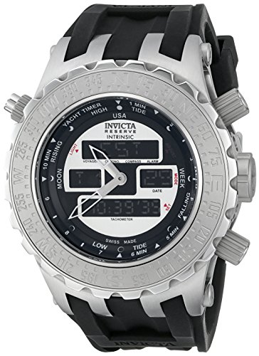 AAA 1:1 Replica Invicta Mens Watches Black Dial Swiss Quartz 52MM 12594 Watch