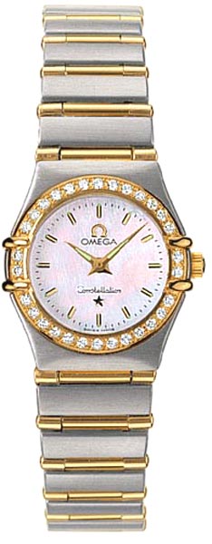 AAA 1:1 Replica Omega-Constellation-Series Watches White Mother Of Pearl Dial 1267.70.00 Watch