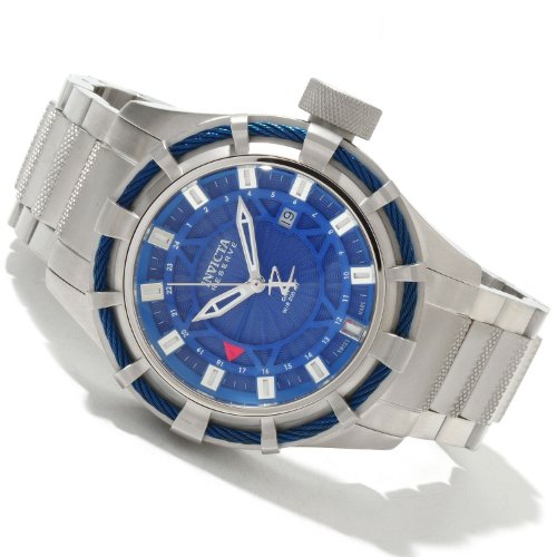 AAA 1:1 Replica Invicta Mens Watches Blue Dial Quartz 44MM 12708 Watch