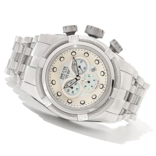 AAA 1:1 Replica Invicta Mens Watches Silver Dial Quartz 53MM 12729 Watch