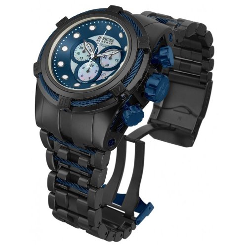 AAA 1:1 Replica Invicta Mens Watches Blue Dial Swiss Quartz 51MM 12735 Watch