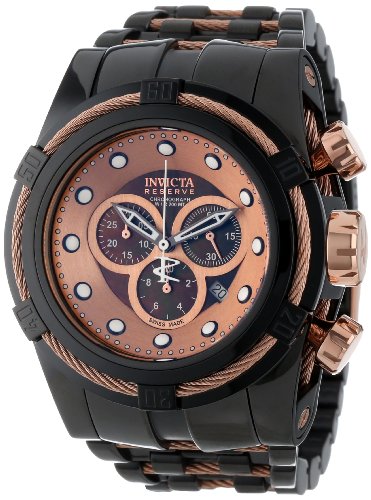 AAA 1:1 Replica Invicta Mens Watches Brown Dial Swiss Quartz 53MM 12748 Watch