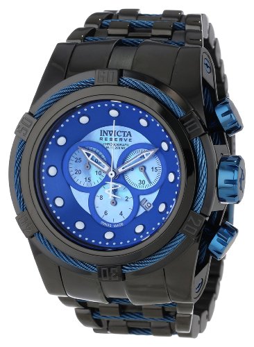 AAA 1:1 Replica Invicta Mens Watches Blue Dial Swiss Quartz 51MM 12751 Watch