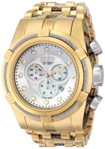 AAA 1:1 Replica Invicta Mens Watches Mother Of Pearl Dial Swiss Quartz 53MM 12757 Watch