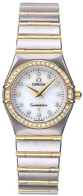 AAA 1:1 Replica Omega-Constellation-Series Watches White Mother Of Pearl Dial 1277.75.00 Watch