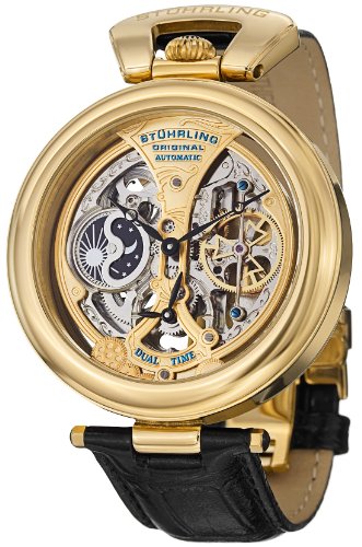 AAA 1:1 Replica Stuhrling-Original Mens Watches Gold Dial Automatic 48.9MM 127A.333531 Watch