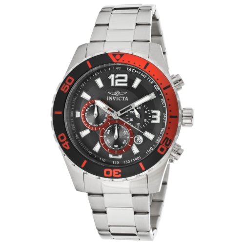 AAA 1:1 Replica Invicta Mens Watches Black Dial Japanese Quartz 45MM 12801 Watch