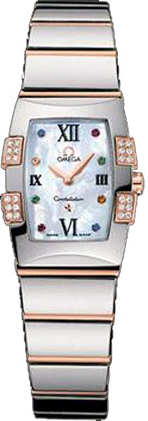 AAA 1:1 Replica Omega-Constellation-Series Watches White Mother of Pearl Dial 1283.79.00 Watch